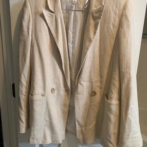Topshop linen blazer size 6